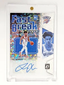COMO NUEVO RC AUTO FAST BREAK DISCO PRIZM 2021-22 Mosaic Tre Mann OKC THUNDER ROOKIE - Imagen 1 de 2