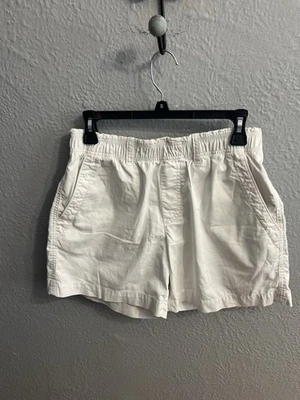 Polo Ralph Lauren Women Shorts White Elastic  Waist Cotton Size Small - Image 1 of 4