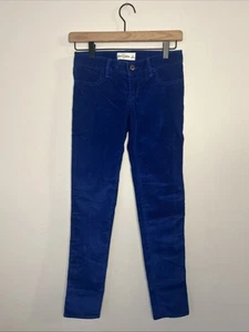 Girl's Abercrombie Kids Blue Corduroy Skinny Pants Size 14 - Picture 1 of 5
