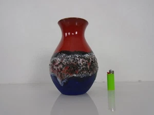 Vintage Fat Lava Carstens Tönnieshof Keramik Vase 70er Jahre WGP - Bild 1 von 14