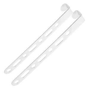 2 Pcs Tube Mounting Bracket Support Fixing Alloy Power Supply Induction - Picture 1 of 12