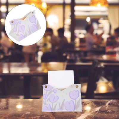  Ferma Tovaglioli Portafazzoletti Del Tessuto Desktop Custodia Per Il Tovagliolo - Immagine 1 di 4