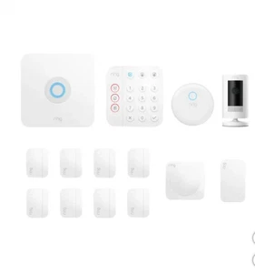 Ring 14 Pezzi Kit Sicurezza Allarme Casa (2a Generazione) Outdoor Cam (Stick Up Cam) $329 - Foto 1 di 6