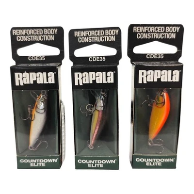 Juego de 3 Rapala Countdown Elite Cde35 Foto 1 de 2