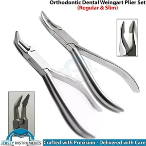 Orthodontic Dental Weingart Plier Set Regular & Slim Wire Bending Holding Tools - Picture 1 of 4
