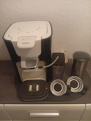 Philips HD 7857 Senseo  Latte Duo Kaffeepadmaschine,mit Milchaufschäumer - Bild 1 von 4