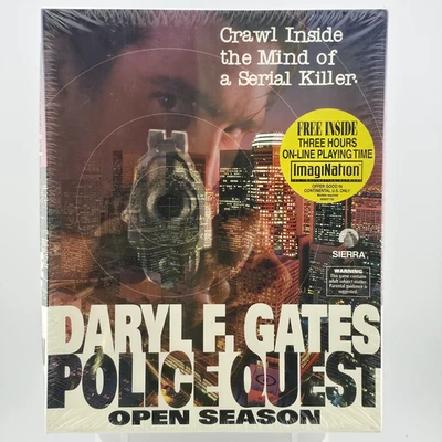 Daryl F. Gates Police Quest IV: Open Season, 1993, Big Box, New & Sealed - Image 1 of 4