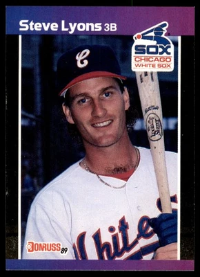 1989 Donruss #253 Steve Lyons Chicago White Sox - Image 1 of 2