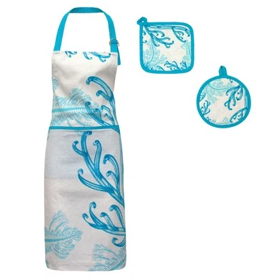 Set cucina Silas presine + grembiule c/stampa digitale AB768 - Immagine 1 di 3