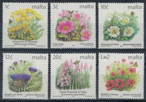 MALTA 2000 Fiori 6v MNH** - Picture 1 of 1