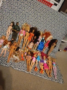 Mostly 2000s Barbie, Some Vtg Lot Of 24 - Picture 1 of 11