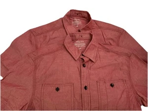 Camisa Sheetz Abotonada Para Hombre Talla XS Roja Lote 2 Empleados Loomstate Bordados - Imagen 1 de 24