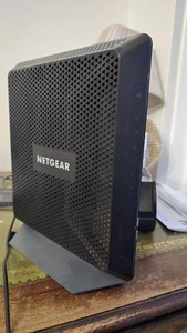 Netgear NightHawk AC1900 C7000 WiFi Cable Modem Gaming Router w/ Power Adapter - Picture 1 of 3