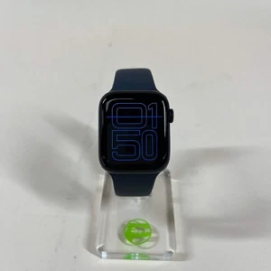 GPS Only Apple Watch SE 3 44MM Midnight Aluminum Black Sport Band MEHQ4LW/A - Picture 1 of 9