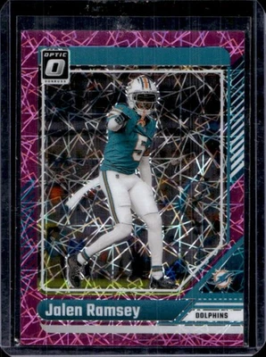 Donruss Optic Jalen Ramsey Pink Velocity #24/80 Dolphins 2024 Foto 1 de 2