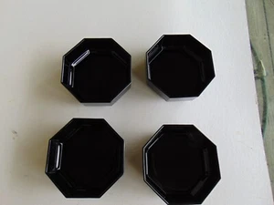 Set 4 Arcoroc France Octime Black 6" Bowls - Picture 1 of 7