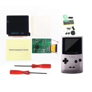 V5 Laminated OSD Menu Retro Pixel IPS LCD Screen Backlight For GBC With w/ Case - Picture 1 of 37