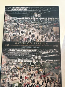 WATERLOO STATION 1848 UND 1948 PUZZSÄGE 1000 STÜCK VON GIBSONS - Bild 1 von 5
