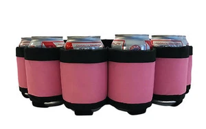 Beer Belt | Red Neck Beer Holster | Beverage Belt | Holds 6 Beers | PINK - Picture 1 of 6