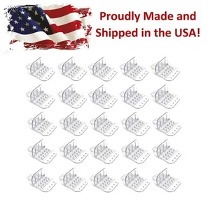 25 pack Jumbo Glacier Snow & Ice Roof Guard Plastic Snow Guard Snow Stop Buildup - Picture 1 of 10