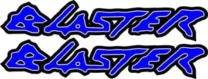 Blue Blaster Swingarm Number Plate Decals Stickers ATV YFM200 2 stroke Graphic - Bild 1 von 2