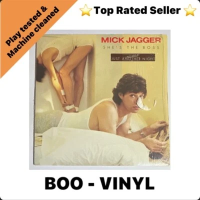 Mick Jagger of Rolling Stones She's The Boss Vinyl Record LP 1985 NM / NM - Image 1 of 4