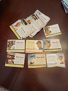 1961 Post Cereal Baseball Lot Mantle Mays Aaron Clemente Woodling Neal MORE+