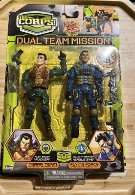 Figura de acción Corps Dual Team Mission 2010 Lanard Alex Brody Elliott Reaver Foto 1 de 4