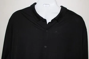 MERCER + METTLE BLACK PERFORMANCE L/S Button-Up DRESS SHIRT SZ: 4XL 4X PRE-OWNED - Picture 1 of 2