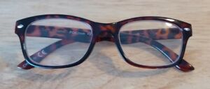 ❤️Betsey Johnson ❤️+2.00 TORTOISE Reading Glasses with TORTOISE arms+2.0❤️