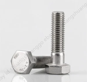 316 Stainless Steel Hexagon Head Bolts Partial Thread M6 M8 M10 M12 - Picture 1 of 12