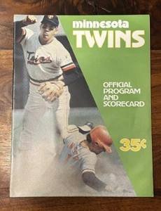 VINTAGE Minnesota Twins 1973 Program Unscored  EX - Picture 1 of 5