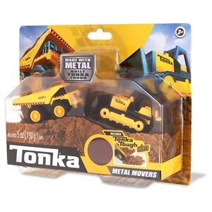 Tonka - Metal Movers Wave 2 - Dump Truck & Bulldozer Diecast Combo Pack (6021)