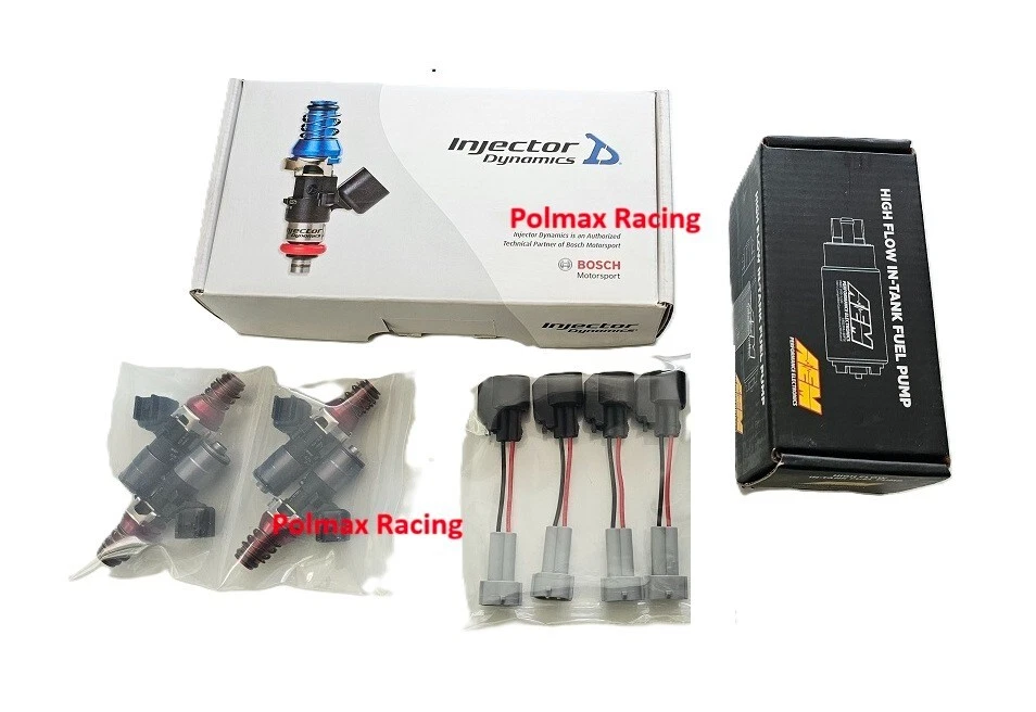 Nuevos inyectores de combustible ID1050, bomba AEM 340lph para Subaru WRX STi 2.5 turbo 2007-21 Foto 1 de 1