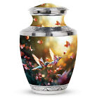 humming birds flying together Large Urns For Human Ashes Size 10 Inch