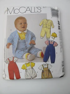 Vintage McCall's 4542 BUBBLE ROMPER OVERALLS Sewing Pattern Baby ALL SIZES (O) - Picture 1 of 4
