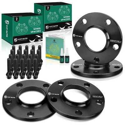 4 espaciadores de rueda 5x120 a 5x120 M12x1,5 72,56 mm 10 mm para BMW E60 530i E64 M6 Foto 1 de 4