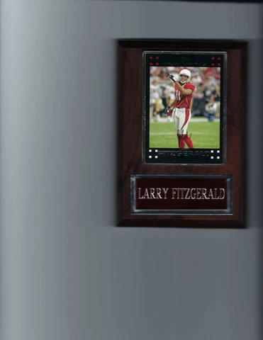 LARRY FITZGERALD PLAQUE ARIZONA CARDINALS NFL FOOTBALL   C6 Cover