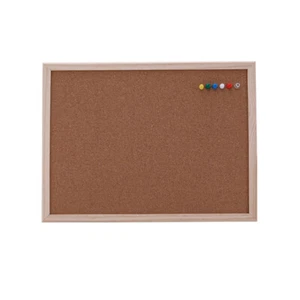 Framed Notice Board Cork Board Tiles Wall Mounted Bulletin Board - Picture 1 of 11