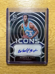 2023-24 Panini Spectra #IA-WBF World B. Free Icons Autographs Auto 20/99 - Picture 1 of 2