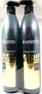 Experto ~ Anti-Frizz Shampoo & Conditioner with Keratin & Marula Oil 33.8 fl oz  - Picture 1 of 2