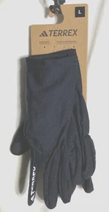 adidas Terrex Wool Lightweight Cold Weather Running Gloves Adult - Black L - Picture 1 of 13