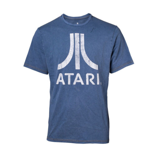 ATARI Logo Faux Denim T-Shirt, Male