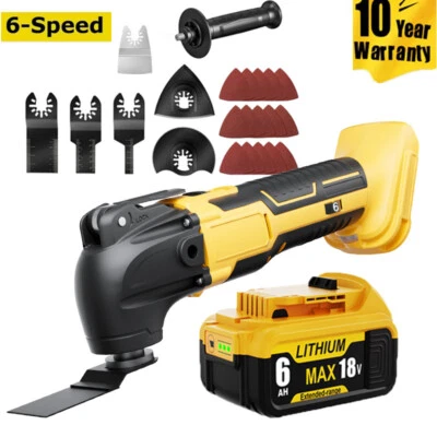 New Cordless Oscillating Multi Tool / Reciprocating Saw w/ Blades for DeWalt 18V - Image 1 of 4