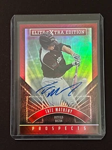 Tate Matheny 2015 Elite Extra Edition Prospects Auto - Red Sox - Picture 1 of 2