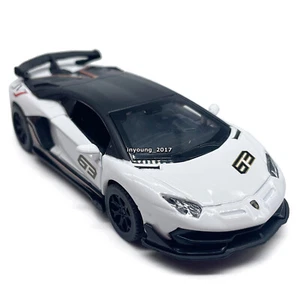 1:43 Lamborghini Aventador SVJ 63 Modelo Coche Diecast Coches de Juguete Vehículo de Metal Blanco - Imagen 1 de 11
