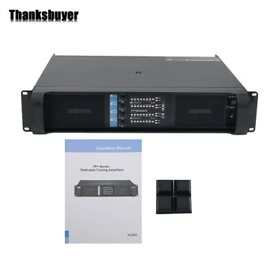 FP10000Q 4x1350W Digital Power Amplifier 4 Channel Amp for Stage Bar KTV Karaoke - Image 1 of 4