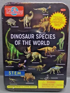 T.S. SHURE Dinosaurio Especies del Mundo Imanes Educativos Estaño STEM Sellado - Imagen 1 de 2