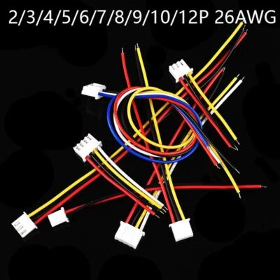 Terminal Wire Female/Male Cable Connector 2/3/4/5/6/7/8/9/10/12P 26AWG XH 2.54mm - Image 1 of 4