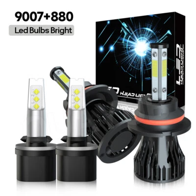 For Pontiac Sunfire 2000-2002 6000K LED Headlight High Low Fog Light 4X Bulbs - Image 1 of 4